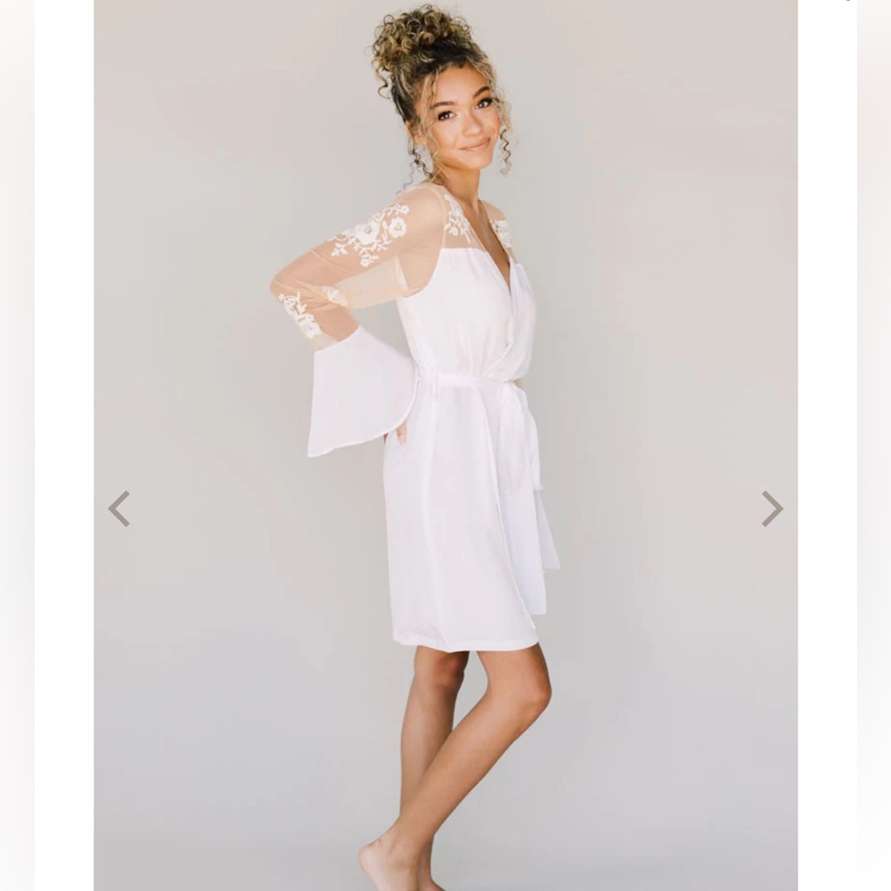 Robed With Love - Hildy Robe White Bridal Robe